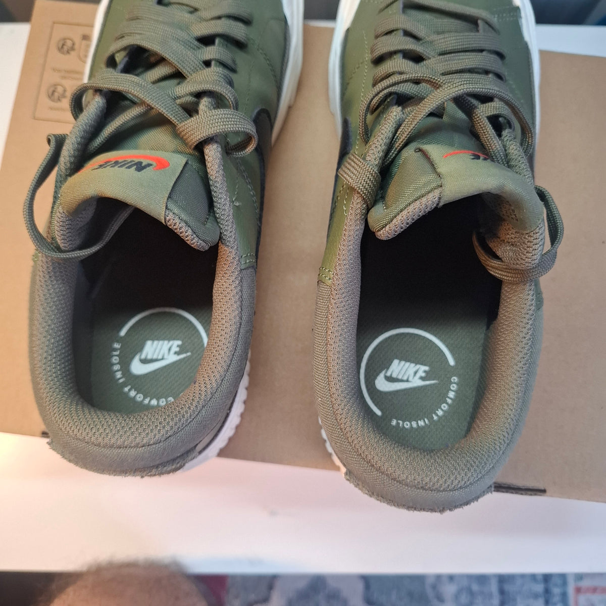 Nike Olive Green Chunky Trainers, UK 5.5