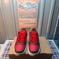 Nike Court Vision Low Next Nature Trainers Red/Black UK 5.5