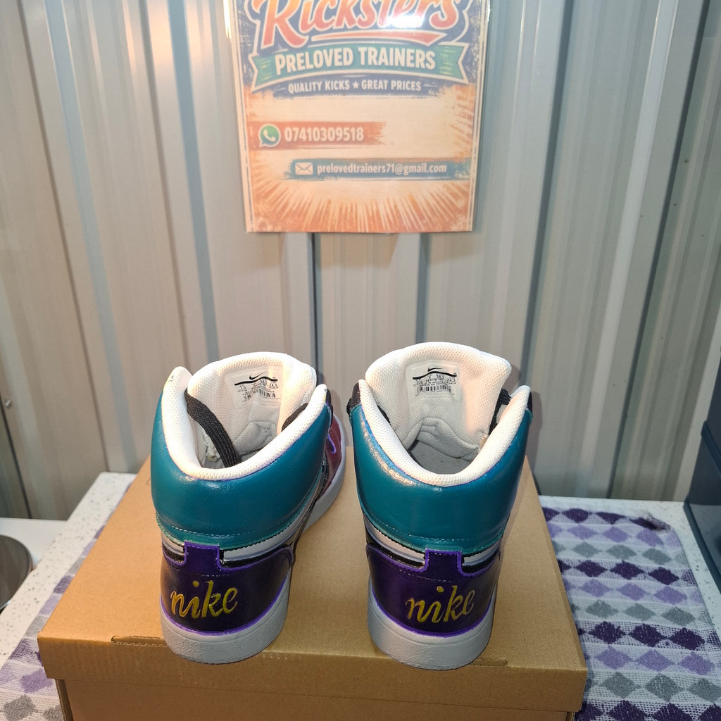 Nike High-Top Trainers – Multicoloured, Good Condition UK 5