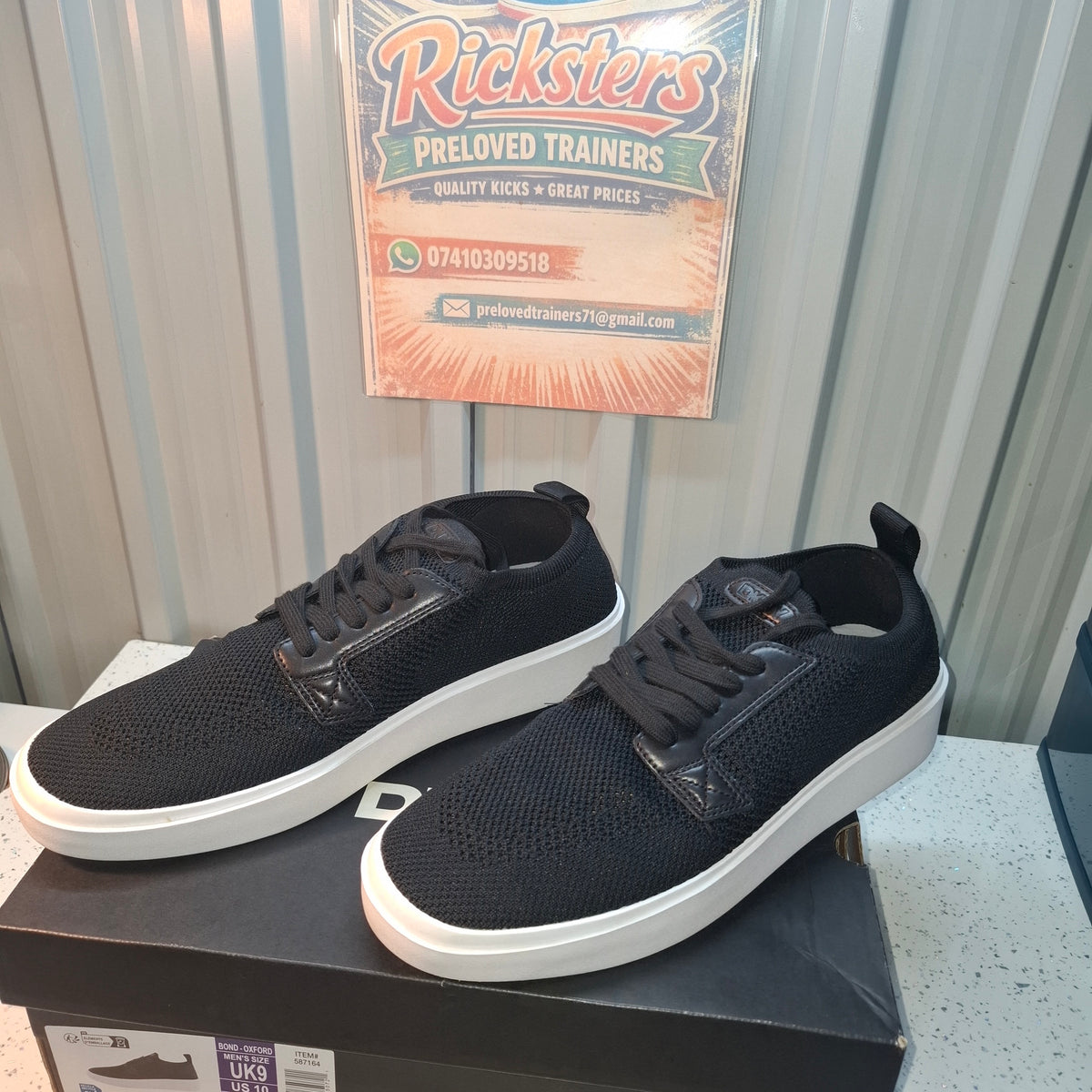 DKNY Black Trainers UK Size 9