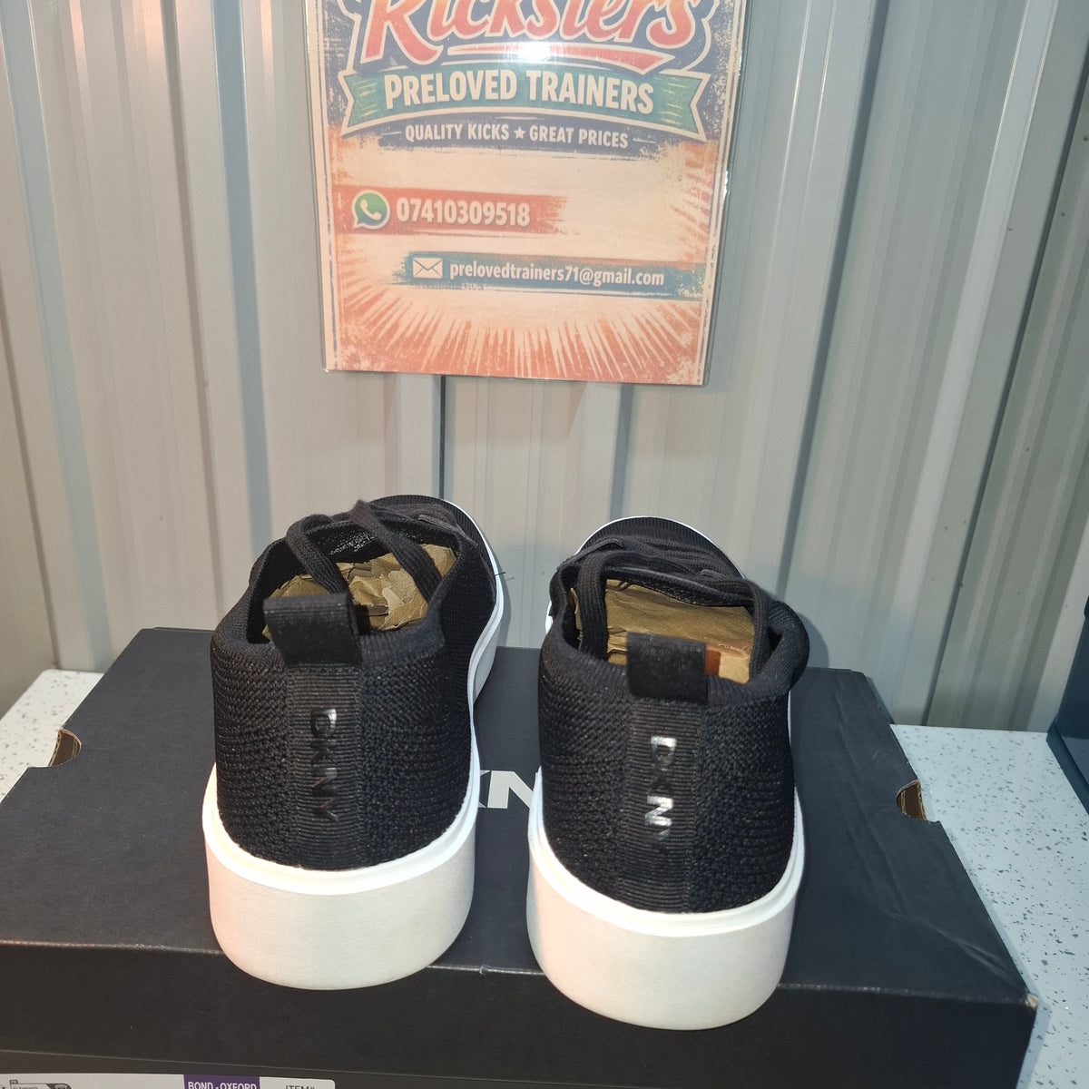 DKNY Black Trainers UK Size 9