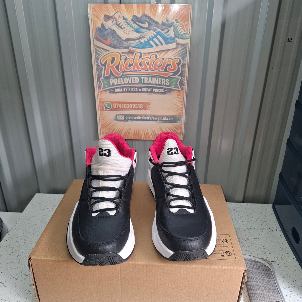 Nike Jordan Trainers - Black, White & Pink, UK 5.5
