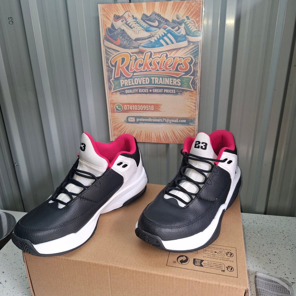 Nike Jordan Trainers - Black, White & Pink, UK 5.5