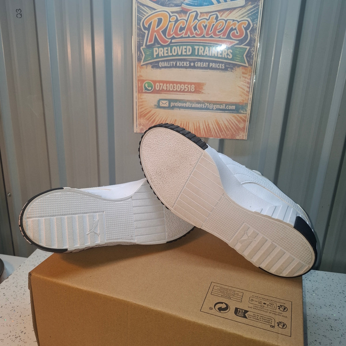 Puma Cali Dream Trainers - White, UK 6.5, As Good As New