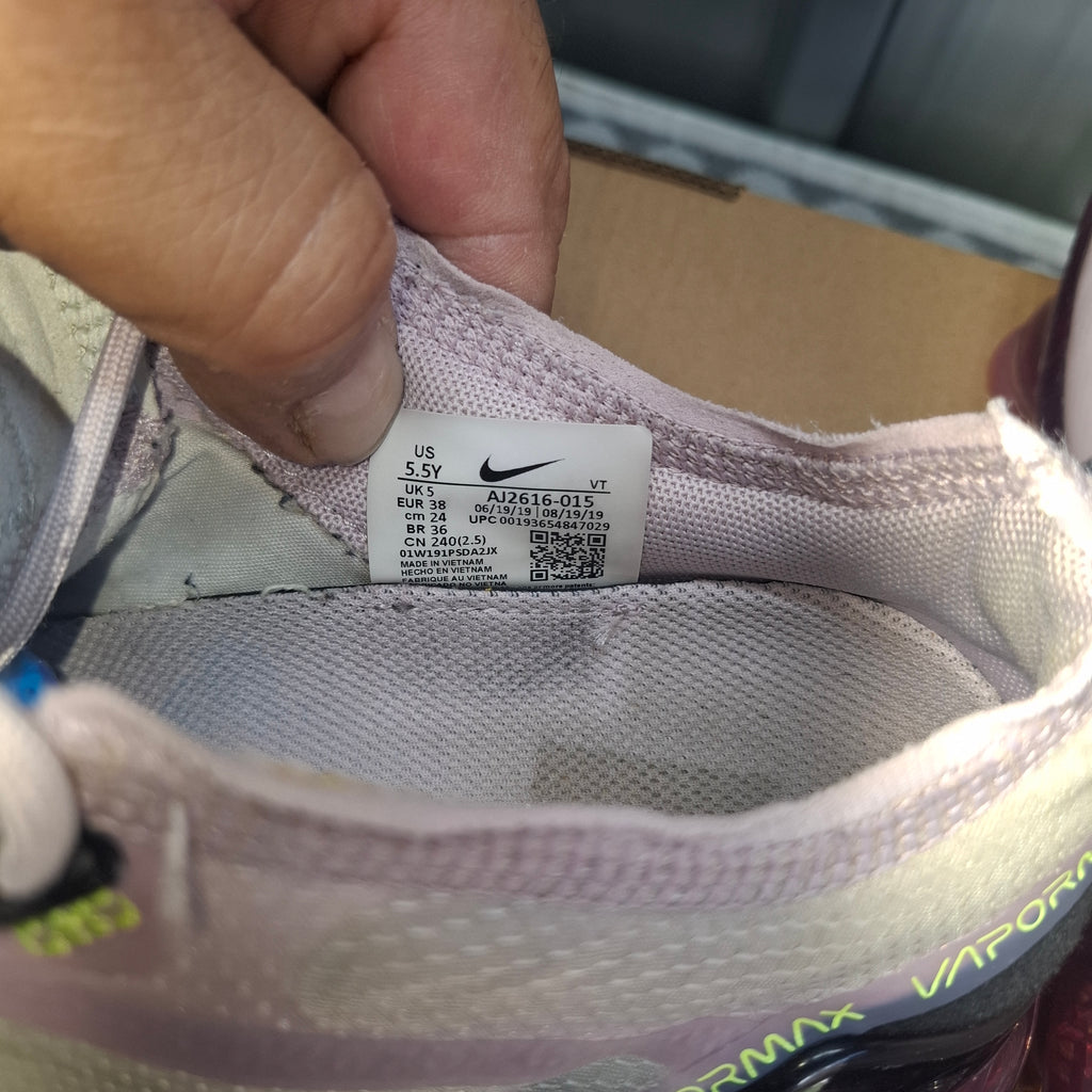 Nike VaporMax Trainers - Pink/Purple, Good Condition UK 5