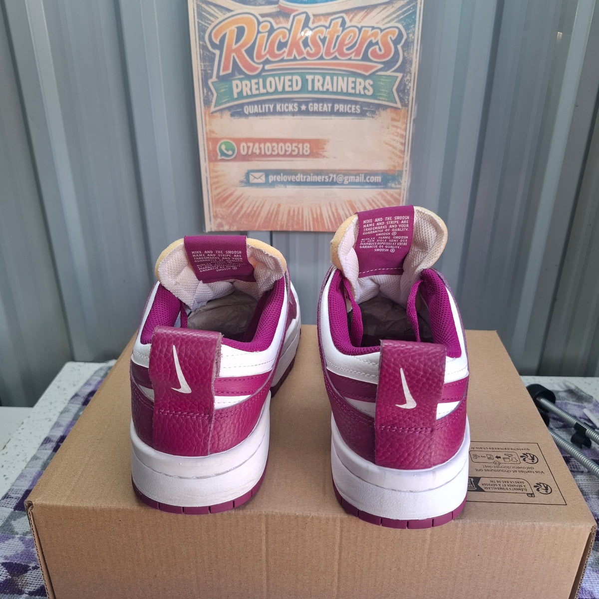 Nike Dunk Low Disrupt 2 Trainers - Purple/White, UK 5.5