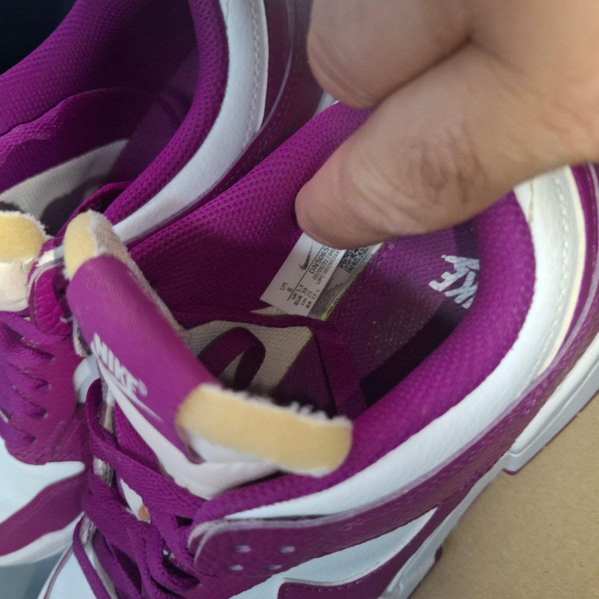 Nike Dunk Low Disrupt 2 Trainers - Purple/White, UK 5.5
