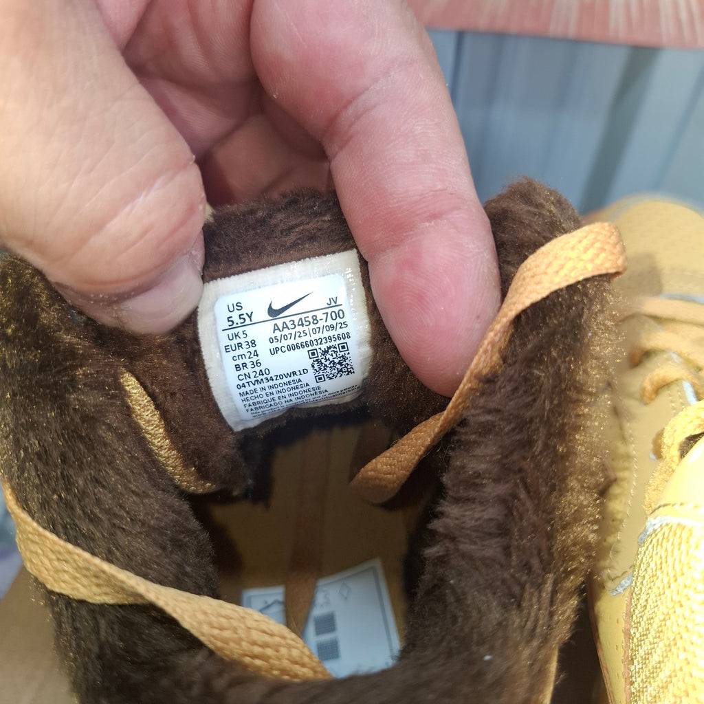 Nike Court Borough Mid 2 Trainers – Wheat/Brown, As Good As New