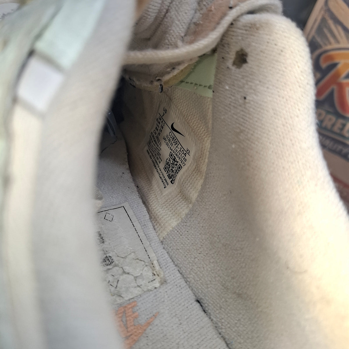 Nike Air Force 1 Shadow Trainers - Multicoloured, Good Condition UK 4.5