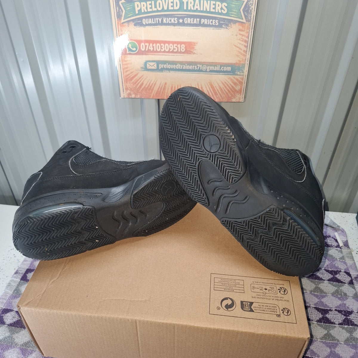 Jordan CN8094-002 Black Trainers - Good Condition, Size UK 5.5