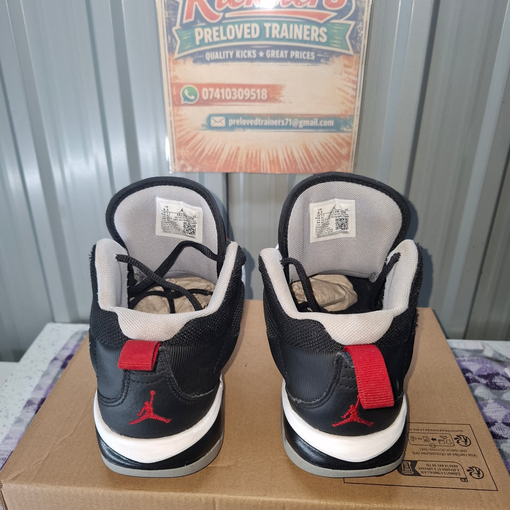 Jordan 11 CMFT Low Trainers - Black/Red, Size 7.5, Good Condition