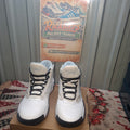 Jordan Jumpman Two Trey White and Black Trainers, UK 5.5