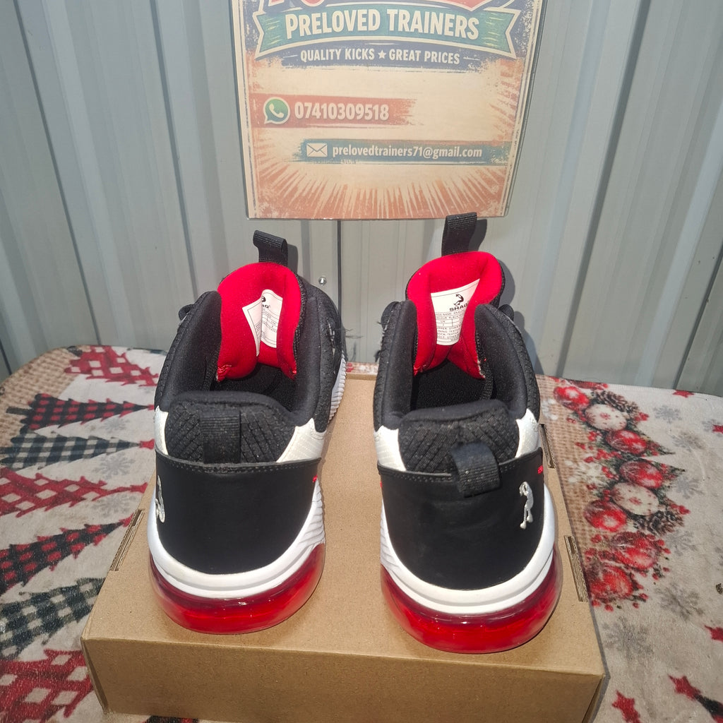 Shaq Attack Trainers – Black and Red, Very Good Condition, UK 7