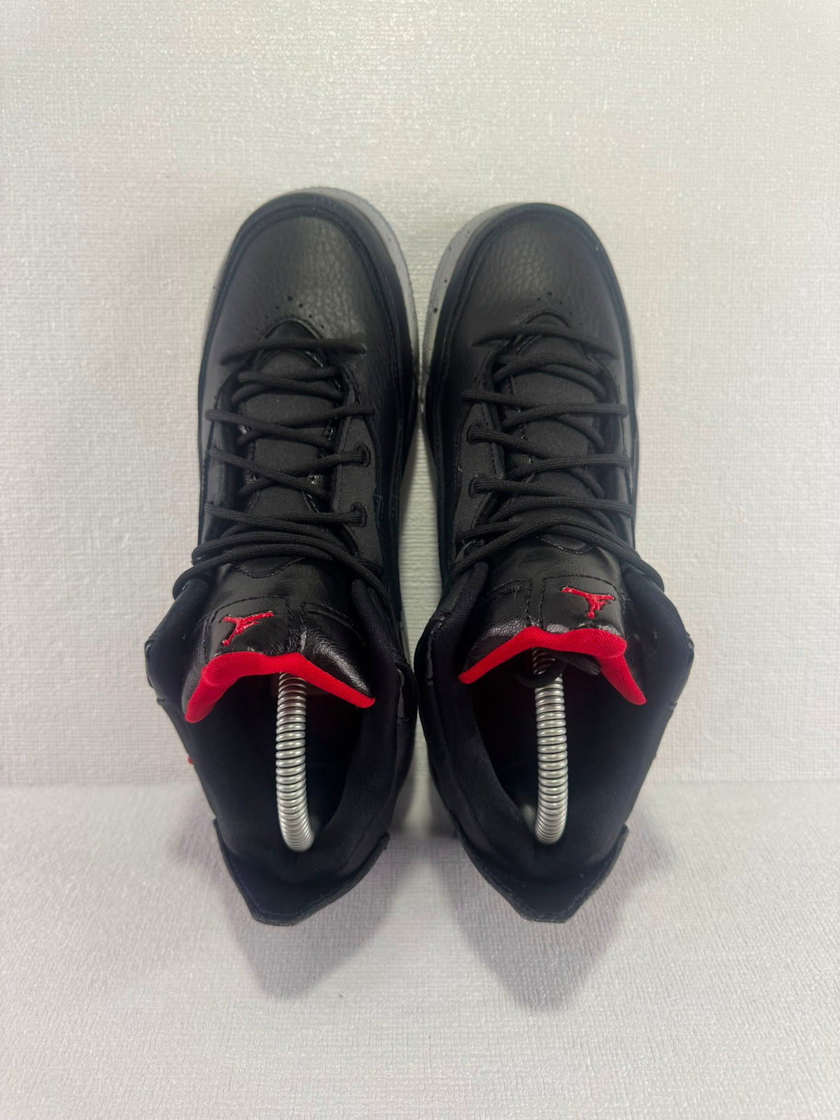 Black & Red Jordans, Brand with box, UK 6