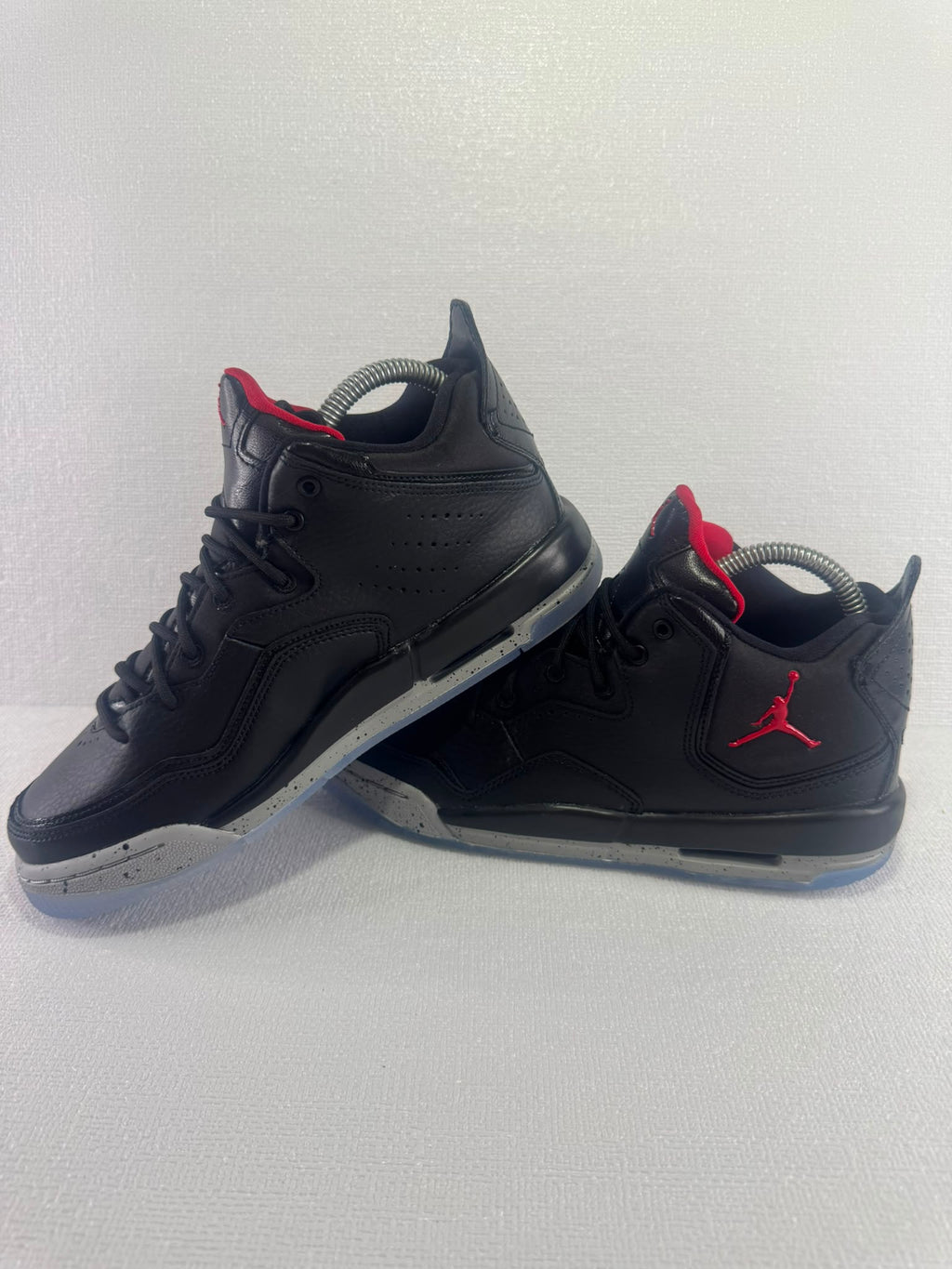 Black & Red Jordans, Brand with box, UK 6