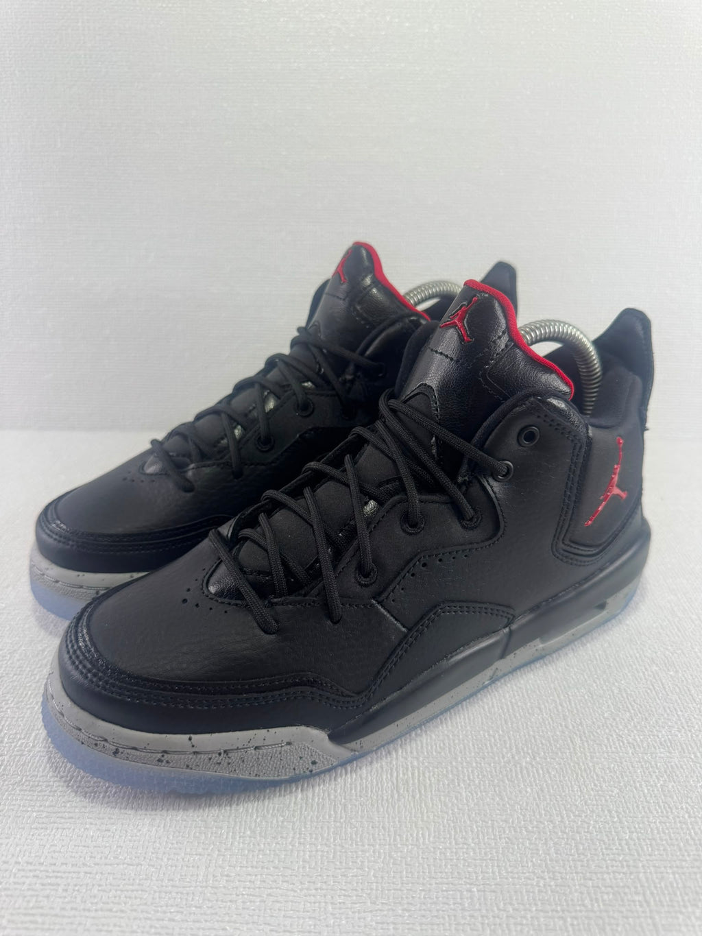 Black & Red Jordans, Brand with box, UK 6