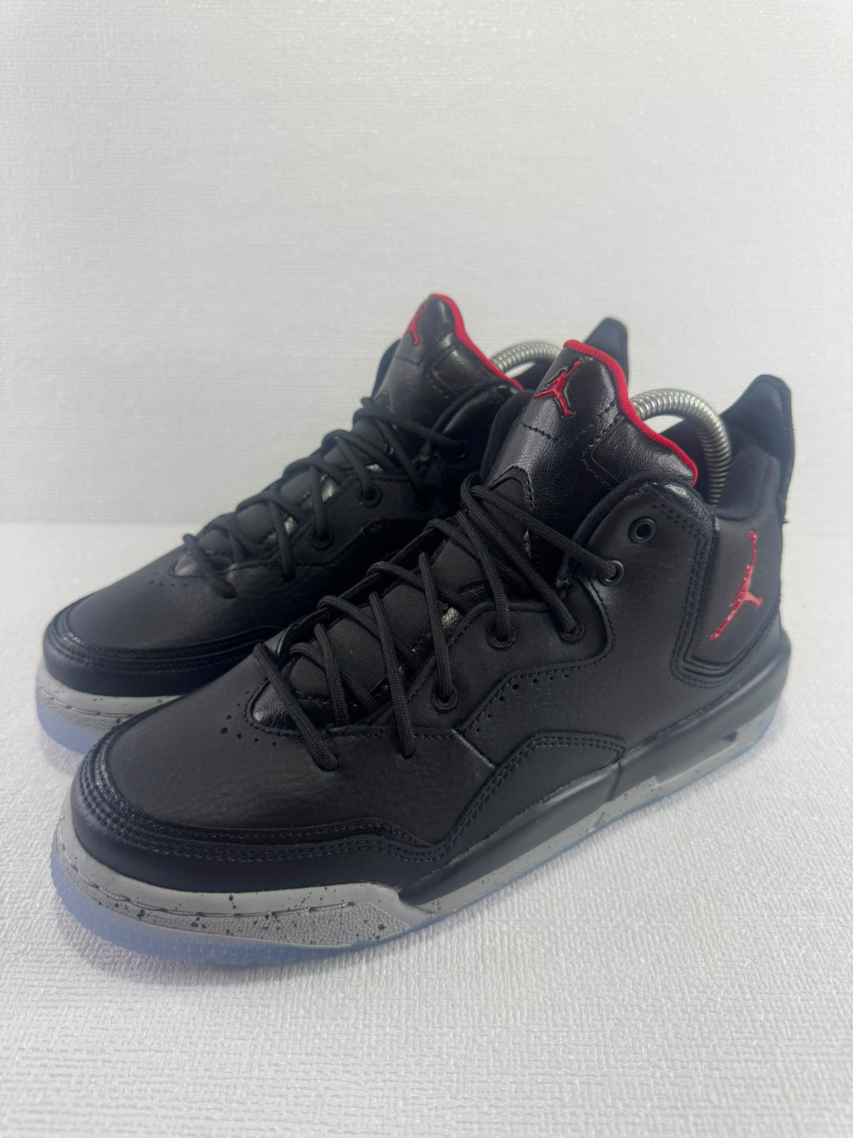 Black & Red Jordans, Brand with box, UK 6